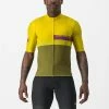 Maillot Manche Courte Castelli A Blocco Homme Jaune/Vert 2023 -Vélos Urbains Soldes Magasin 01 4522017 782 700x700 1