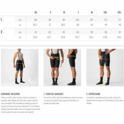 Cuissard Long Castelli SemiFreddo Noir 2023 -Vélos Urbains Soldes Magasin guide des tailles bas homme 700x700 7