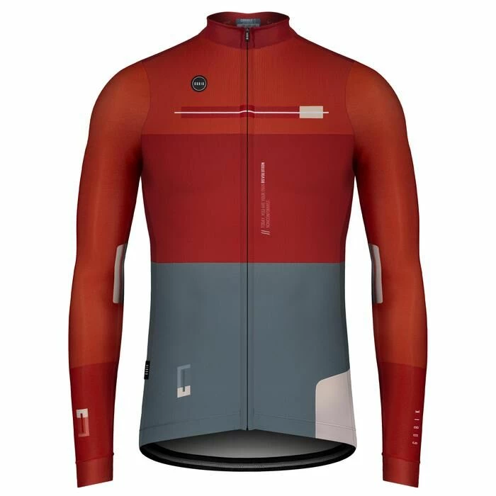 Maillot Manche Longue Gobik Cobble Crimson 38 Maillot Manche Longue Gobik Cobble Crimson – Image 36
