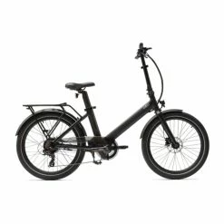Vélo Semi Pliant Eovolt Evening 24 Pouces Noir Onyx