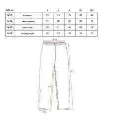 Pantalon De Pluie Willex -Vélos Urbains Soldes Magasin taille pantalon pluie 700x700 3