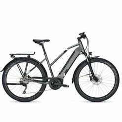 VTC Électrique Kalkhoff Entice 3.B Advance Trapèze 500Wh Gris
